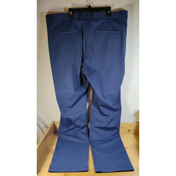 Boston Scott Golf Men's 38x33 Navy Blue Tech Pant NWT 125.00 Retail Soft Stretch - Picture 2 of 8